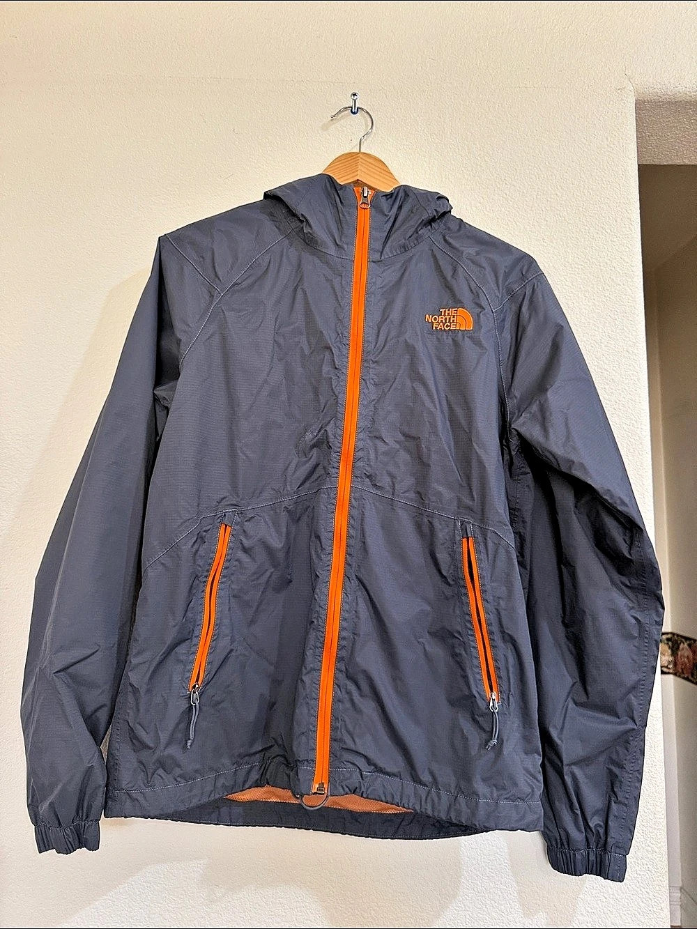 The North Face Men's Gray Hooded Performance Jacket